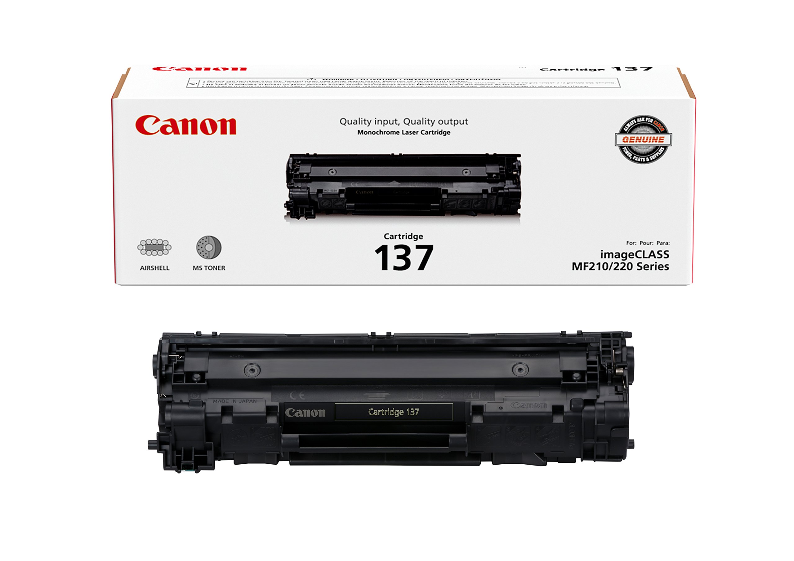 Buy Canon Toner Cartridge 137 Black (9435B001), 1-Pack, MF212w, MF216n ...