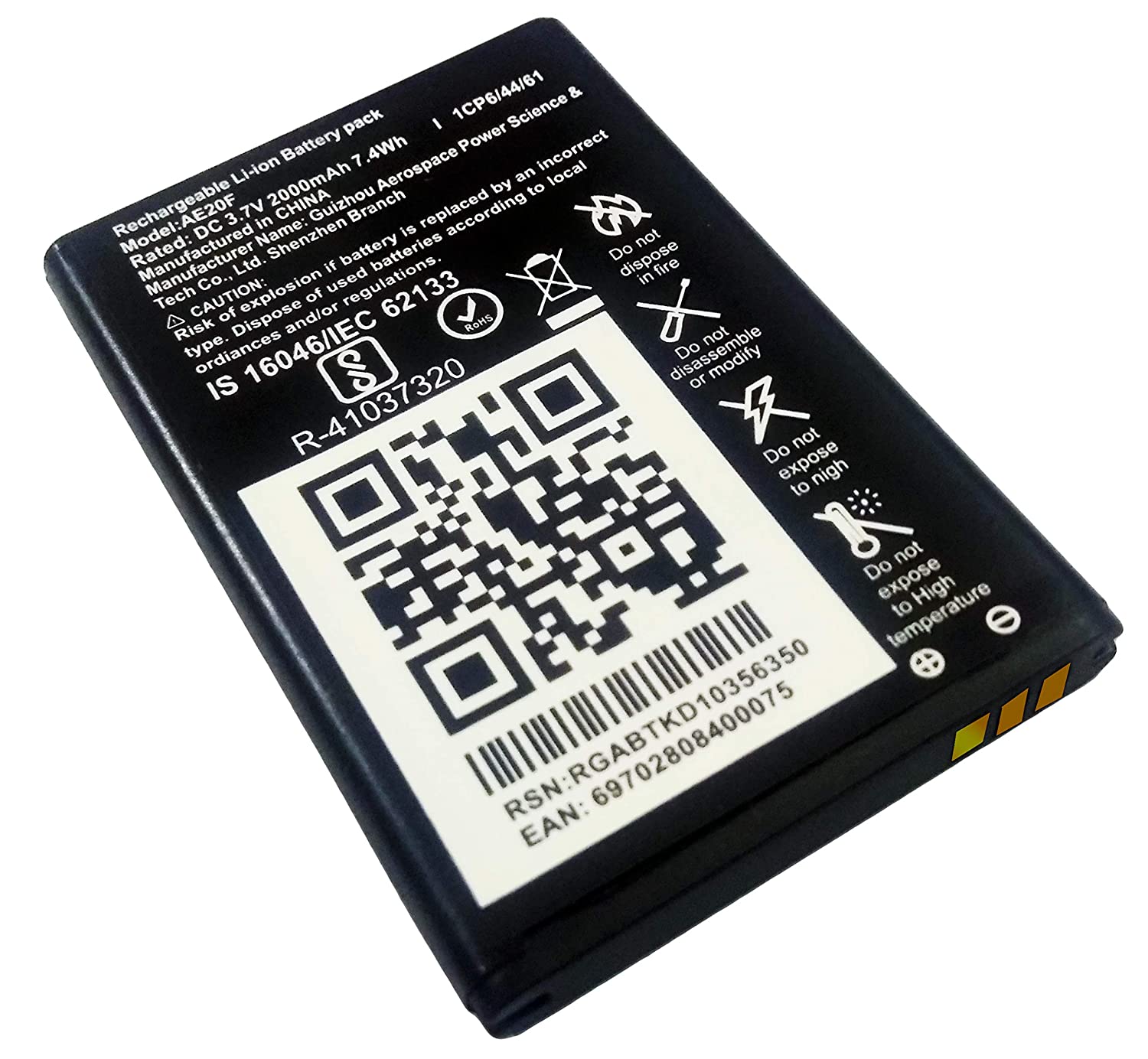 Buy GenericJio Keypad Mobile Phone Battery 2000 mAh 3.7V Made in India