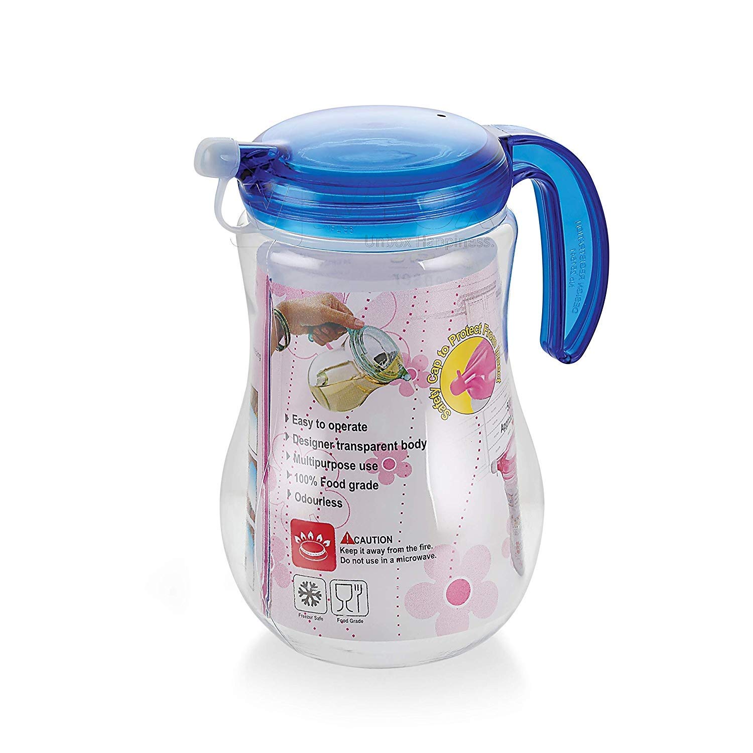 1L Unbreakable Food Safe Cooking Oil Dispenser Leakproof Bottle, Container Oil Pourer Pot, 1000ml
