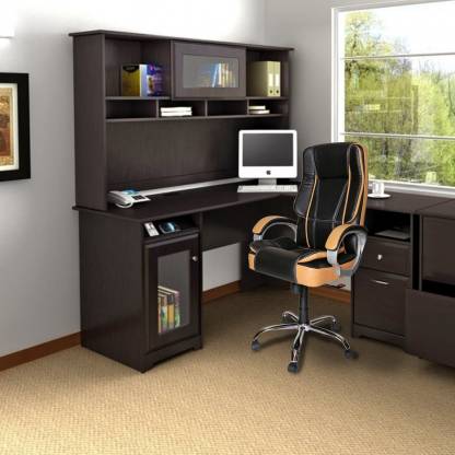 MRC Executive chairs M164 High back Leatherette Office Revolving Arm Chair Black tan