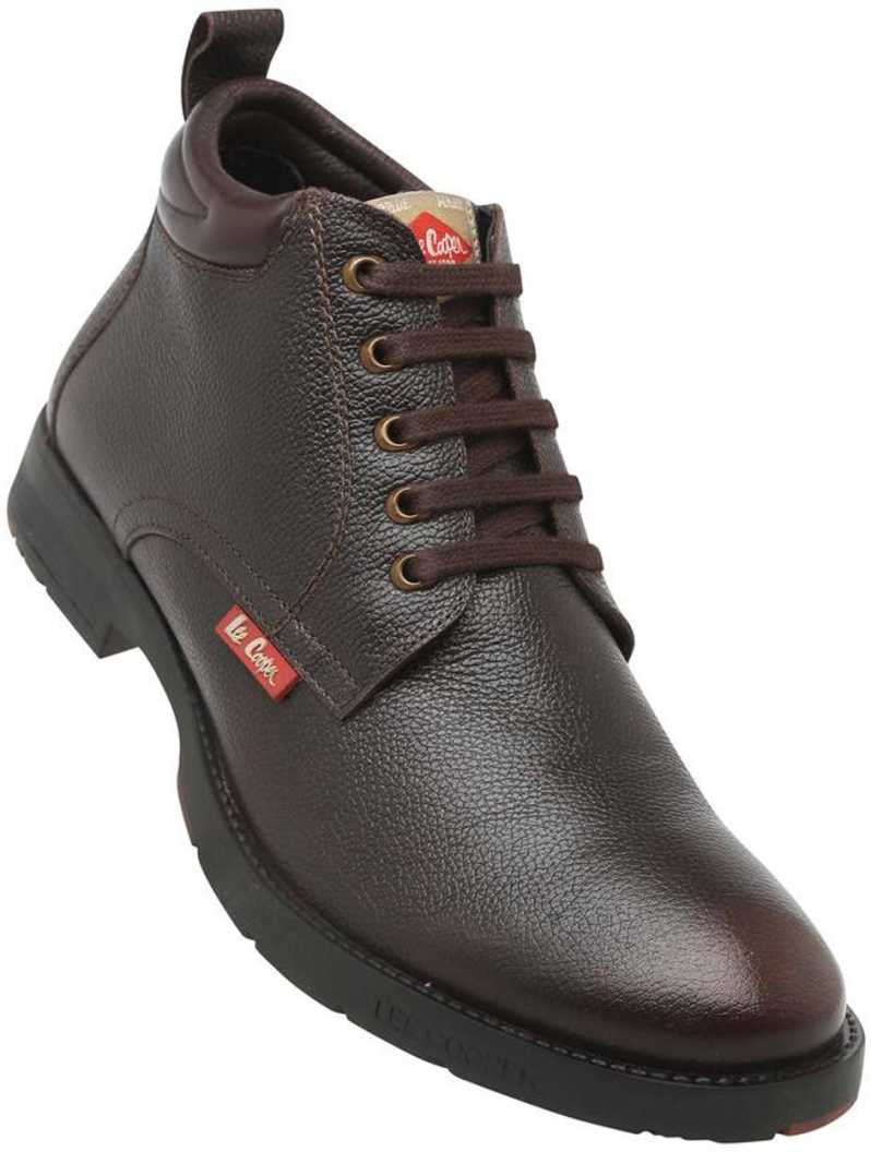 Buy Lee Cooper Men's Brown Lace-up Casual Shoes Online @ ₹1599 from ...