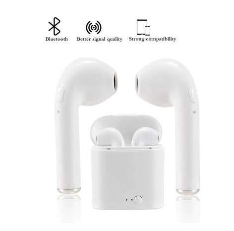 i7s 5.0 TWS Ear Buds Wireless with Mic Headphones Mini Twin Portable Bluetooth Headset