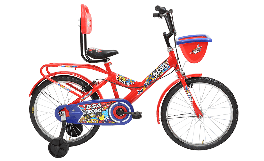 BSA DOODLE 16 RED BICYCLEHEIGHTUPTO110 120CM