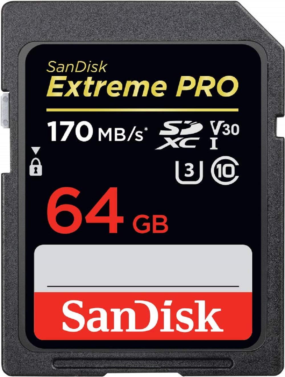 SanDisk Extreme Pro 64 GB SDHC Class 10 170 MB/s Memory Card