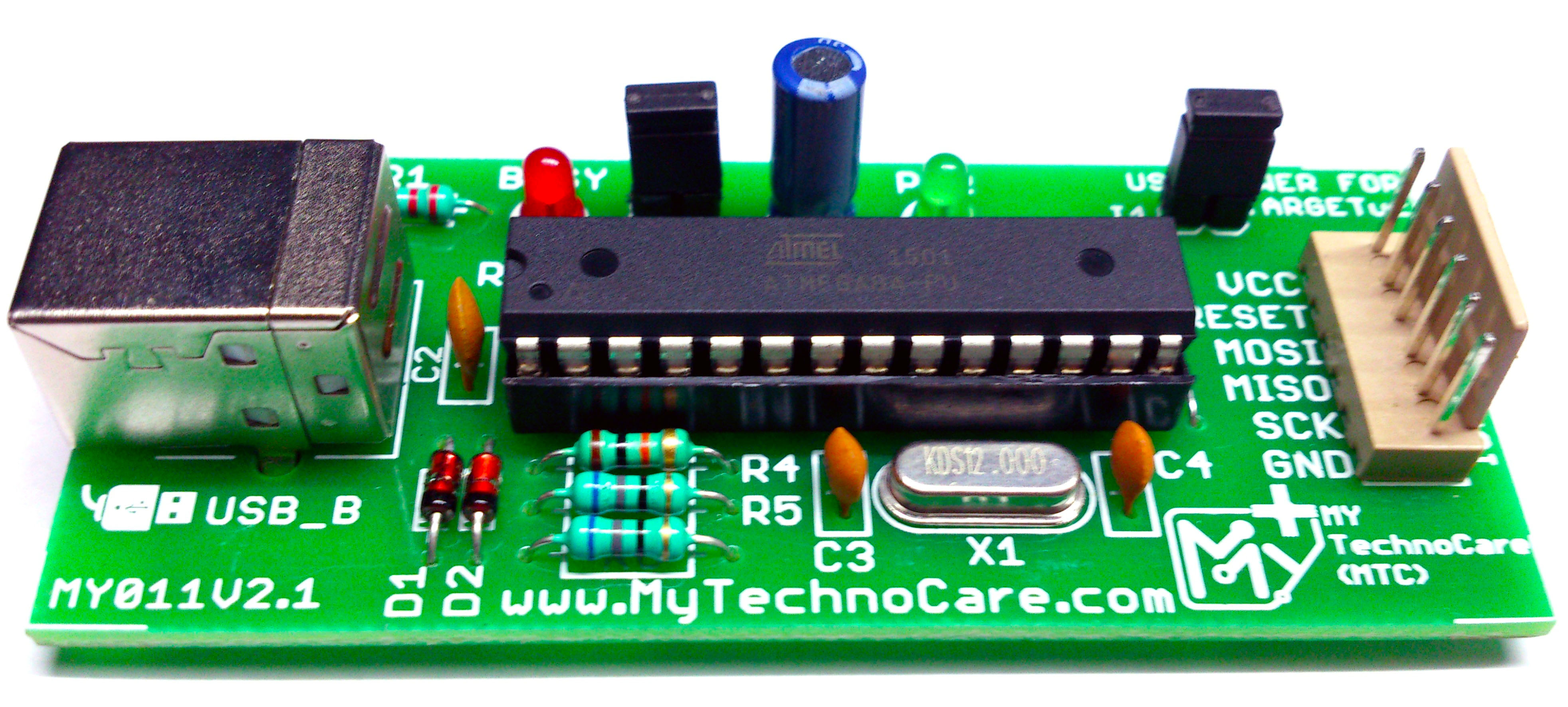 Buy 16x2 Lcd Display With 8051 Microcontroller Interfacing Board With Zif Socket Usb Isp 1216