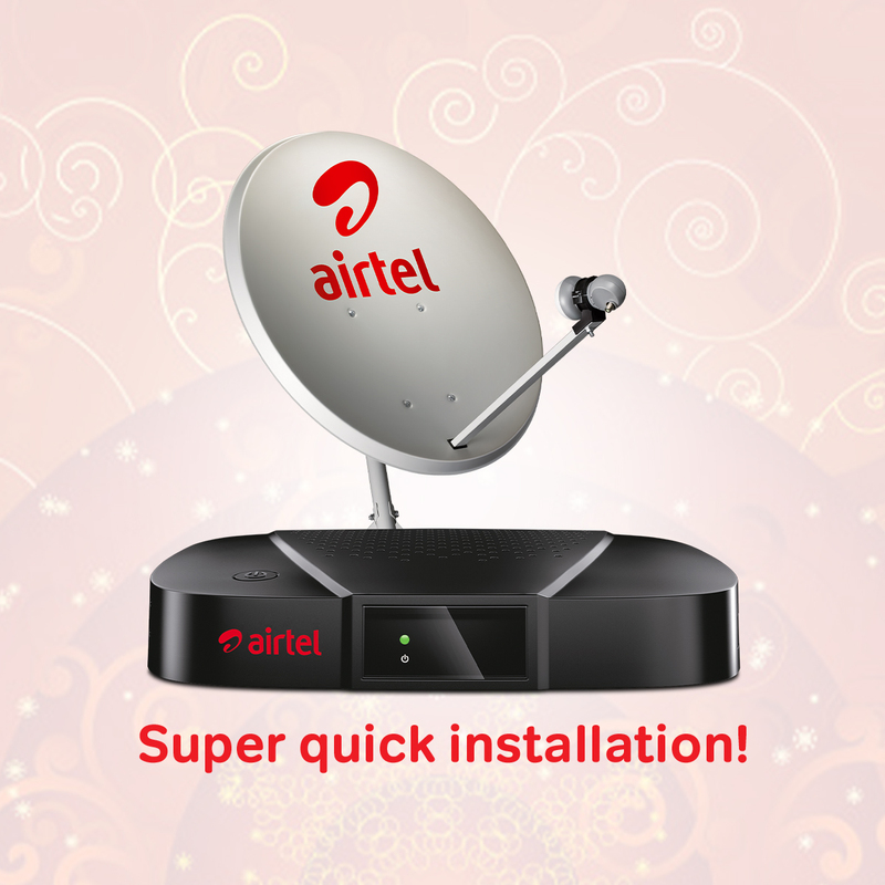 Buy Airtel DTH HD Set Top Box with 1 Month Dabangg HD Pack Super Fast ...