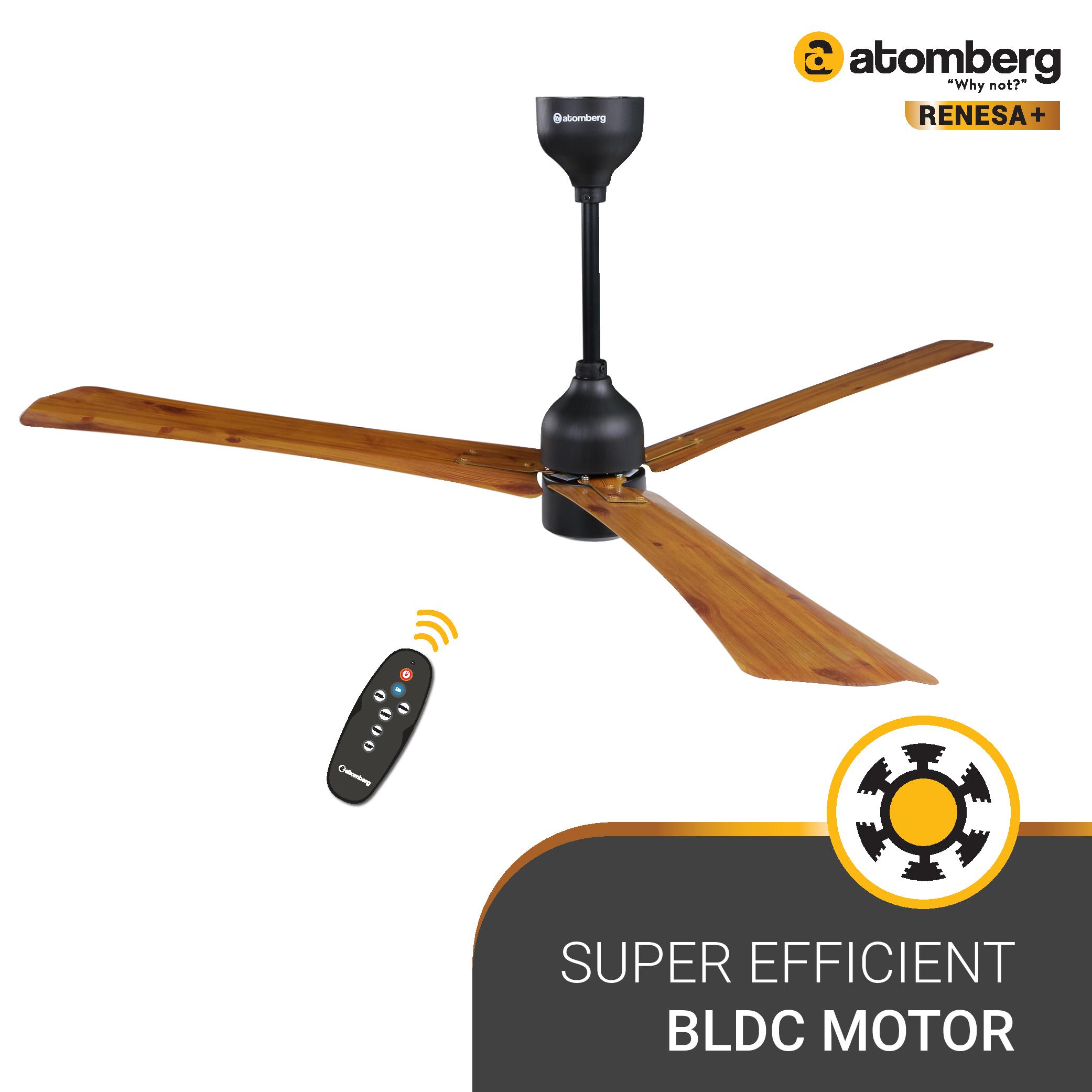 Buy Atomberg Renesa+ 1400mm BLDC motor Energy Saving Fan with Remote