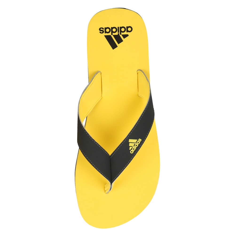 Buy Adidas Ezay MaxOut Yellow Black Slippers / Flipflops Online - Get 68% Off