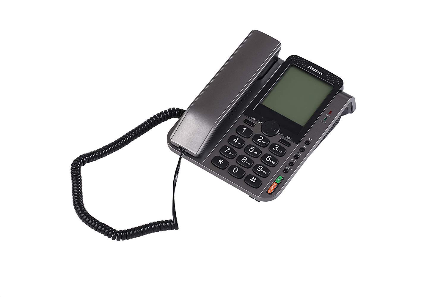 Buy Binatone Concept 901 (Black) Corded Telephone With Big Display HF