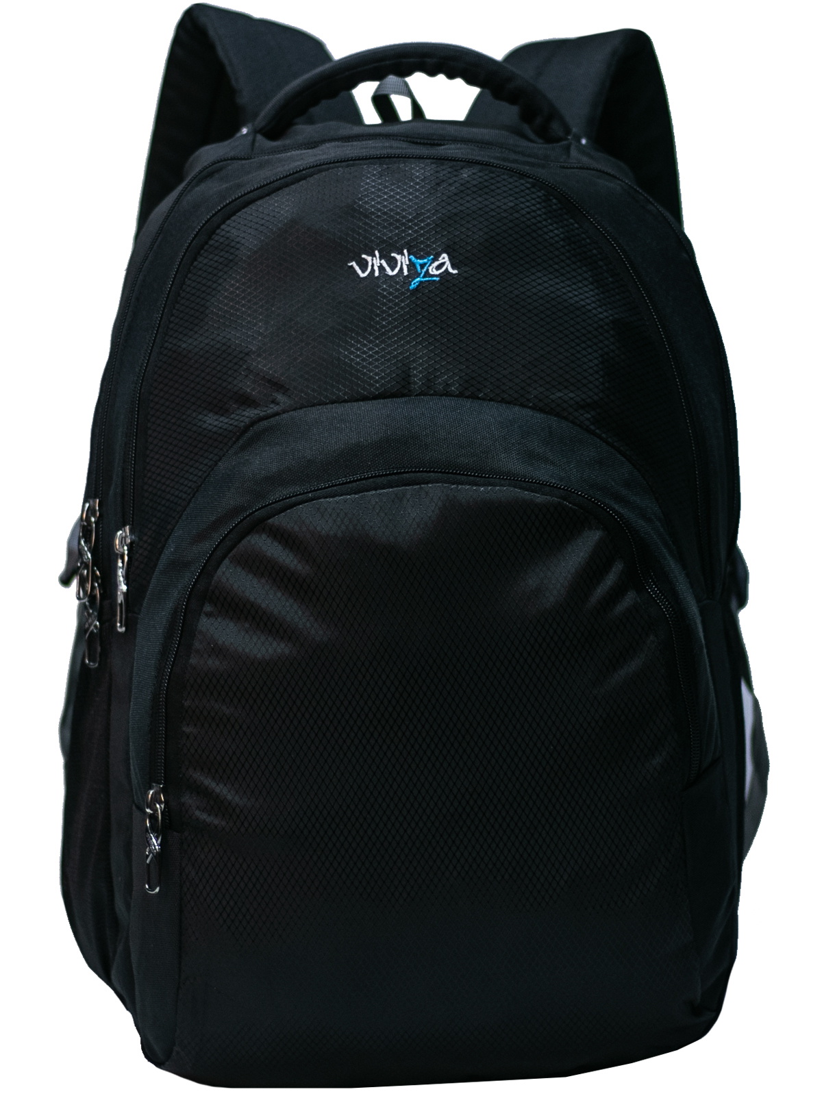 Viviza School Bags College Backpack for Boys and Girls 28L Bag Pack Black