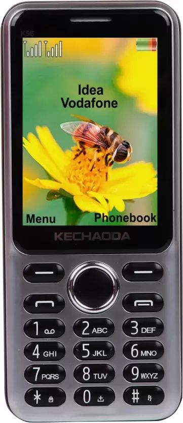 Karbonn K56 Dual Sim 2.8 Inch Display Feature Phone  Black Red 