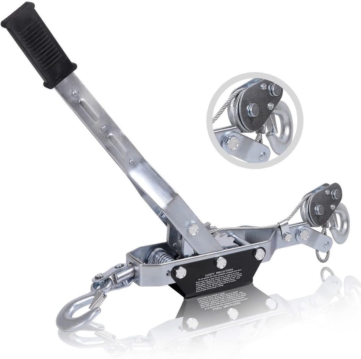 Buy 4Ton Hand Puller Cable Pulling Winch Hoist Turfer Trailer Car