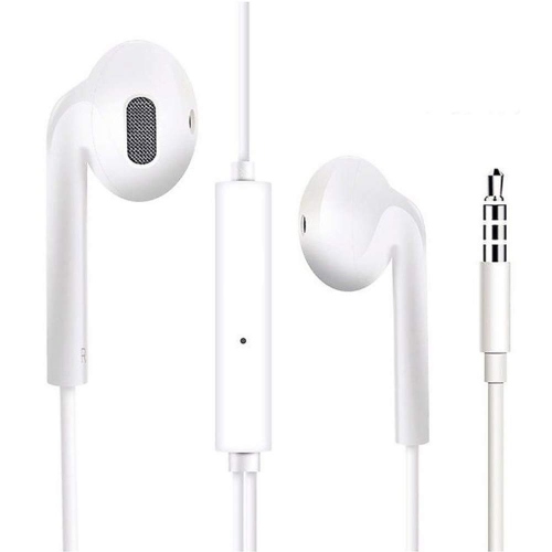 Vivo Boom Bass Wired in Ear Headphones Compatible with All Vivo Smartphones White
