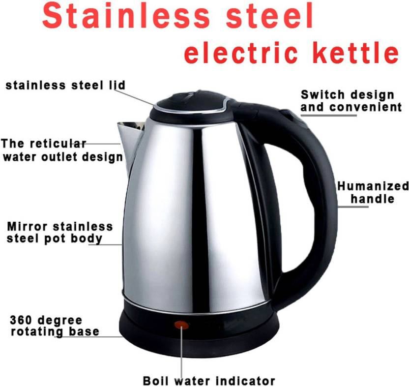 Buy 2Ltr Fast Electric Kettle Boiling Water Energy Saving By Shopper52