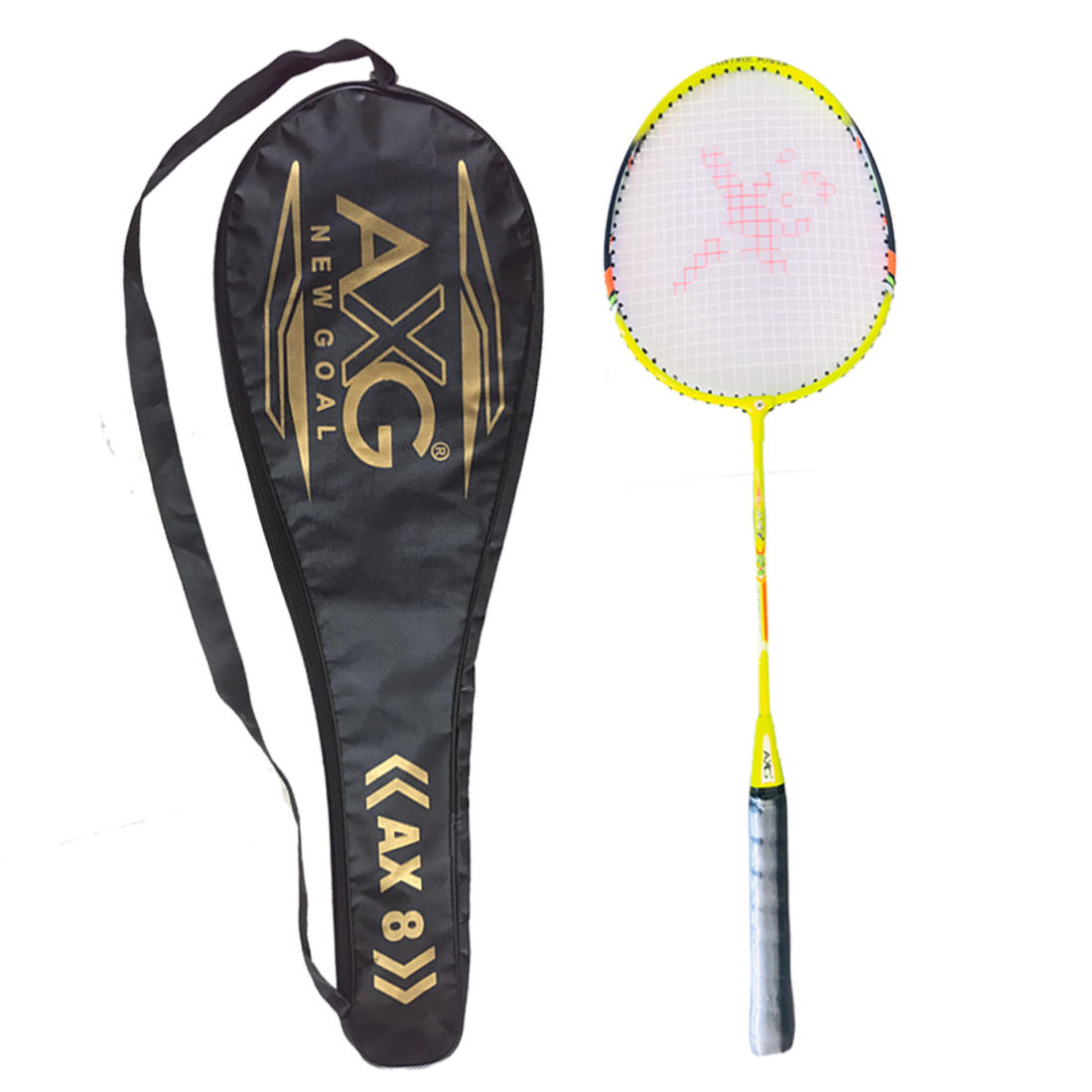 Buy AXG NEW GOAL Relentless Badminton Racquet Green Strung Badminton