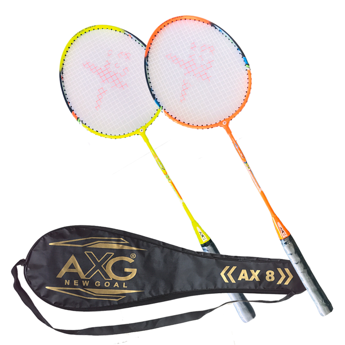 Buy AXG New Goal Unstoppable Badminton Racquets Set of 2 Online ₹679