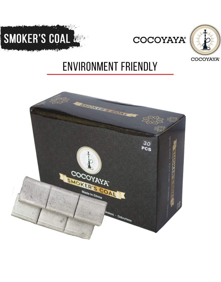 Buy COCOYAYA Smokers Hookah Coal (120 pcs) VIEW SHOPPERS Online ₹649 from ShopClues