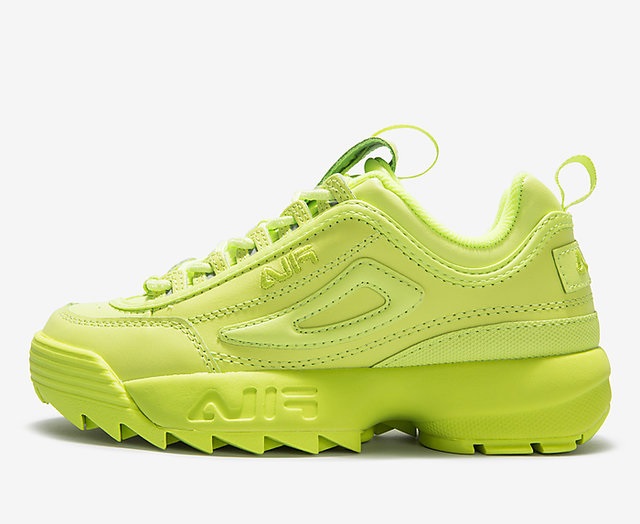 neon green fila disruptor