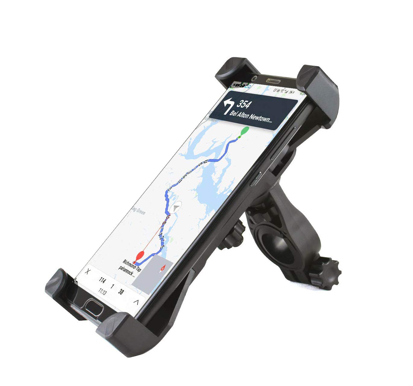 HIKER Universal Bike Mount Mobile Phone Holder 360 Degree Anti Fall Motorcycle Phone Holder Bracket for All Smart Mobile