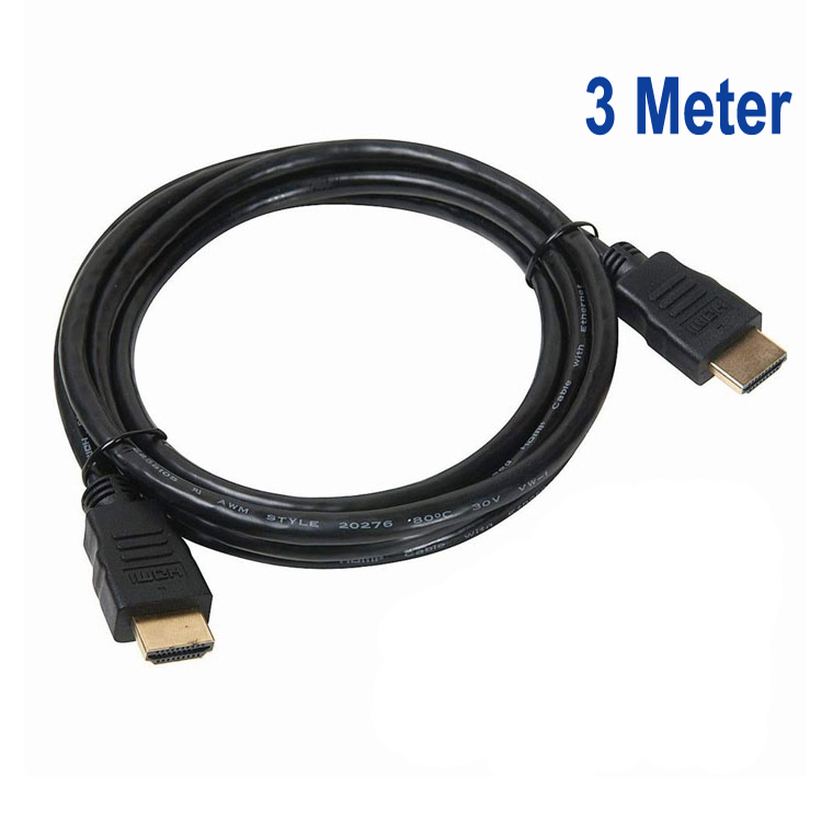 WONDER CHOICE 3 Meter Long Best Quality HDMI Male To Male Cable For Computer LED/LCD/TFT TV