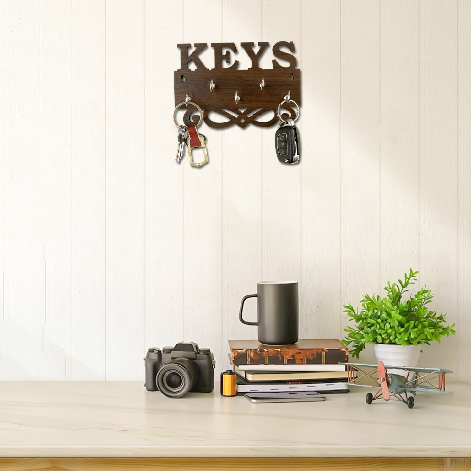 smart wall mount key hook