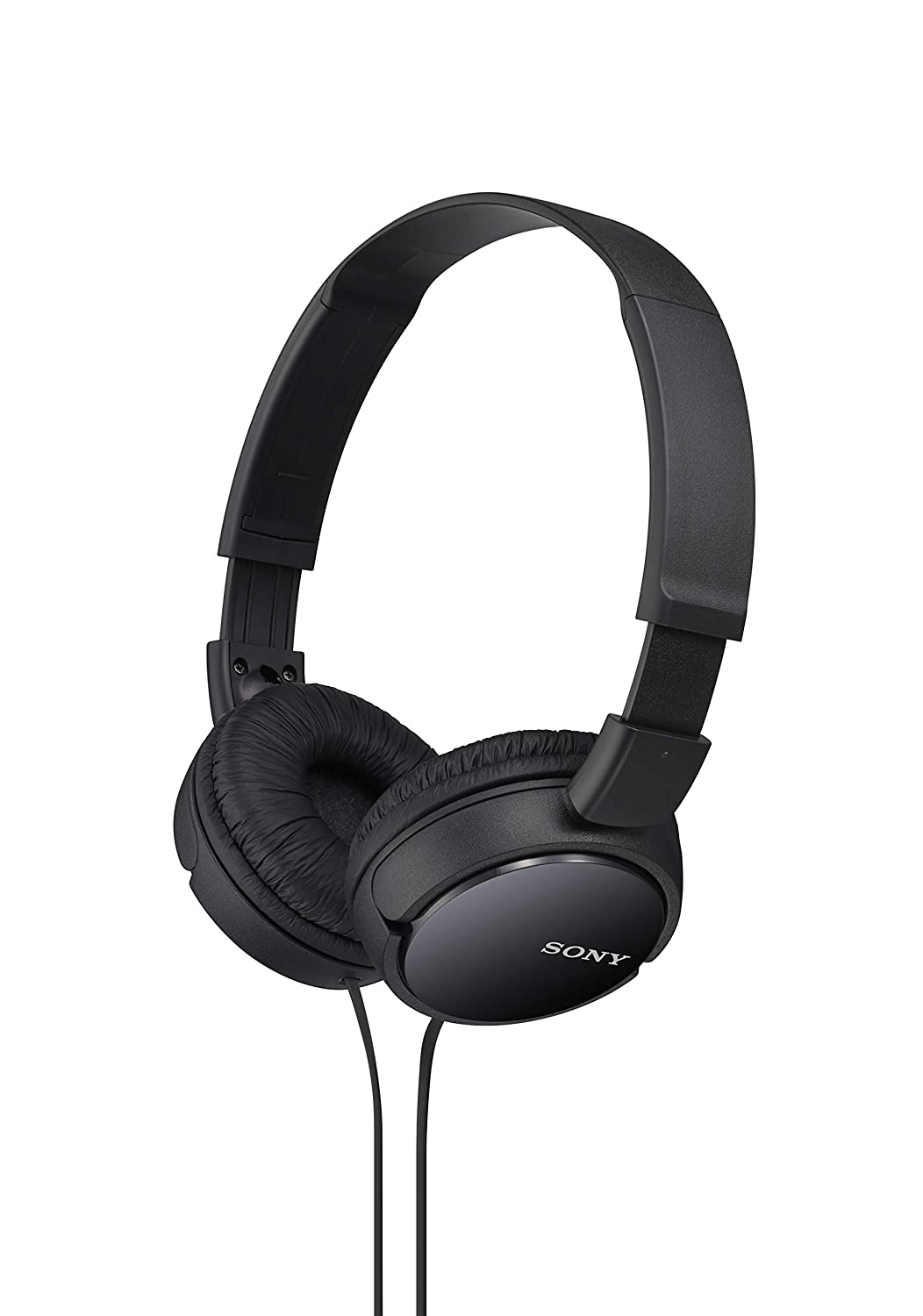 SONY MDR ZX110 Stereo Headphones Wired without Mic Headset Black, On the Ear