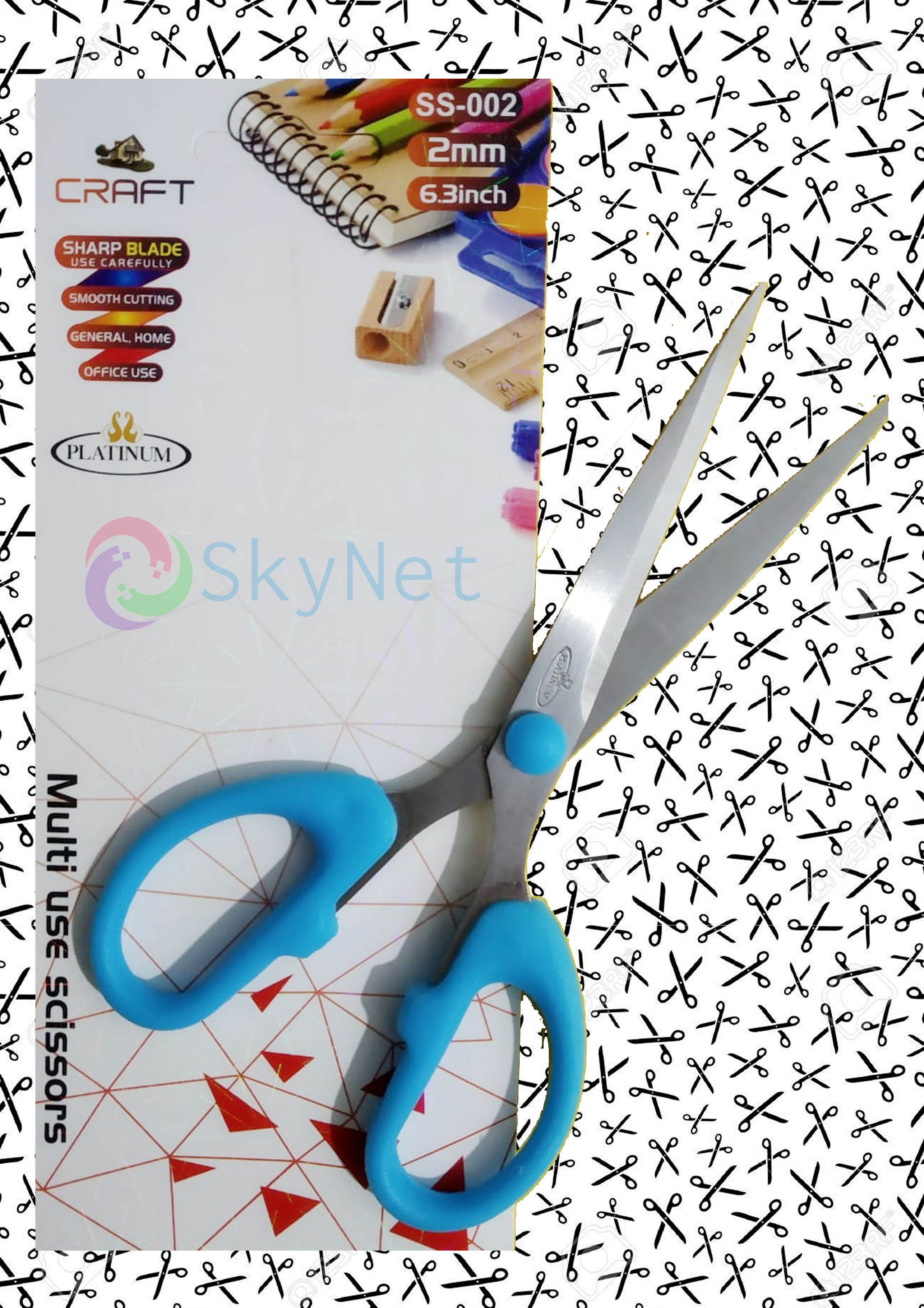 Buy Scissor Multi use 15cm (2mm 6.3 inch) office use ,school paper