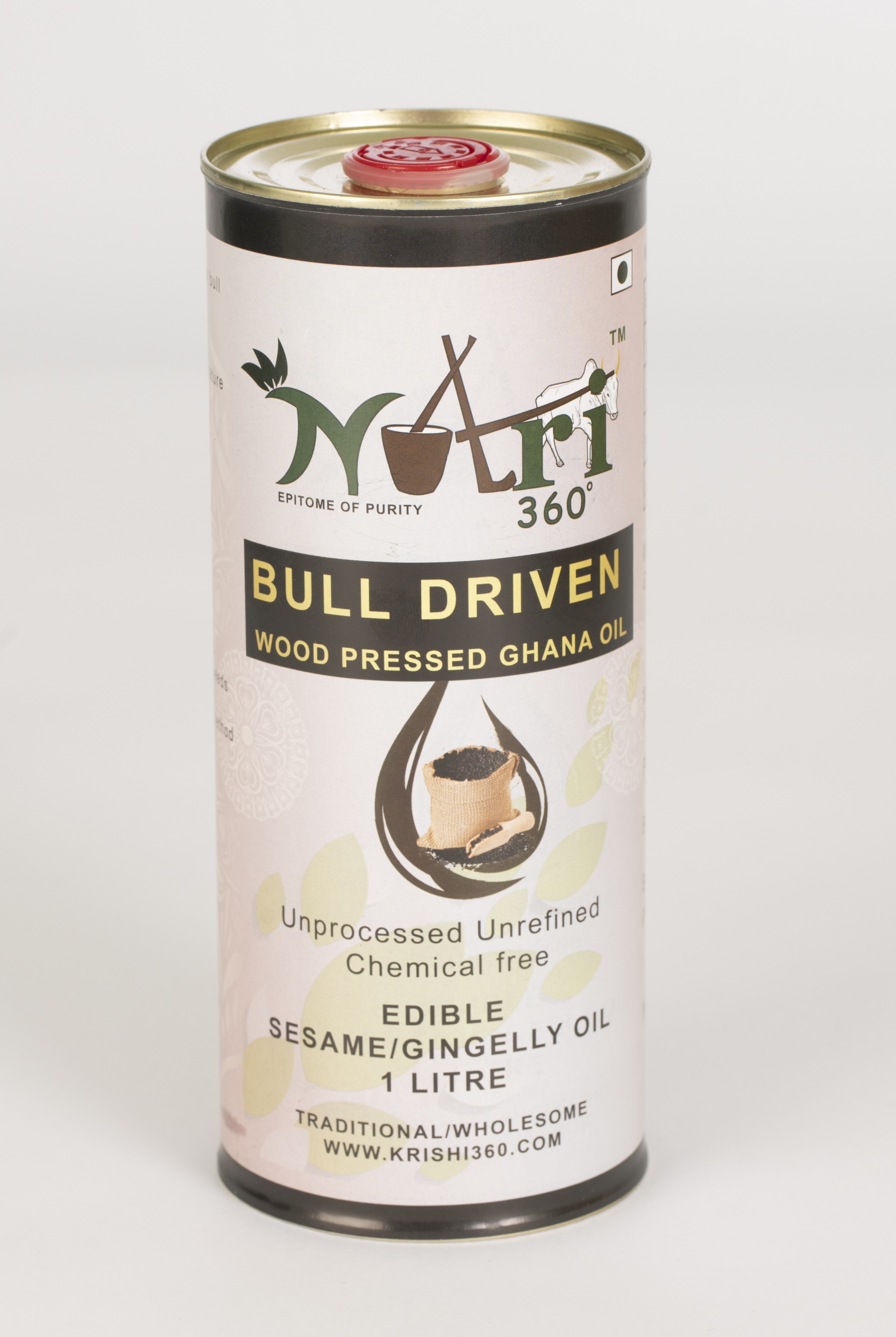 Buy Nutri 360 Sesame oil Bull driven wood pressed GhanaChekku Online