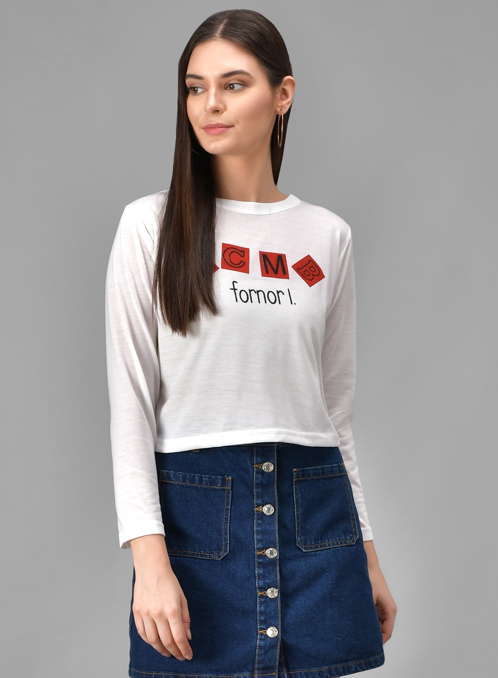 raabta fashion white plain fit