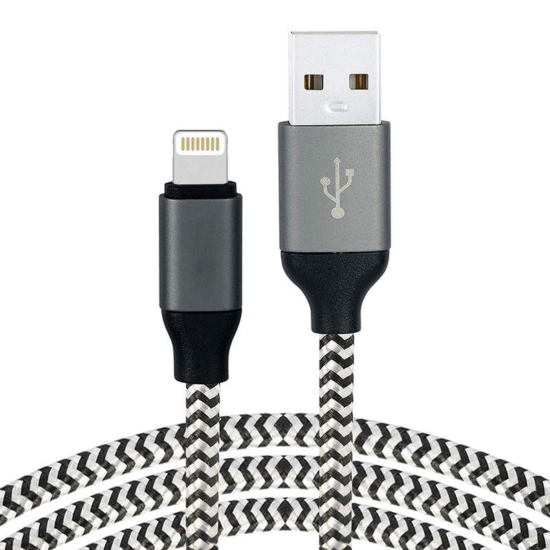 XENX Lightning Charging Cable Compatible with All iPhone 1 Meter  White 