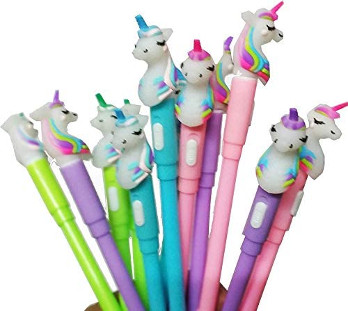 Buy Unicorn Led Light Blue Gel Pen(set of 6) Online @ ₹415 from ShopClues