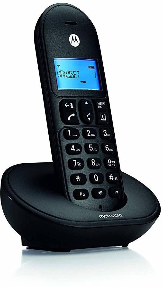 Buy Motorola T101 Corded & Cordless Landline Phone (Black) Online