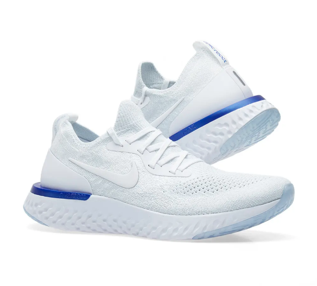 nike epic react flyknit 2 women's white