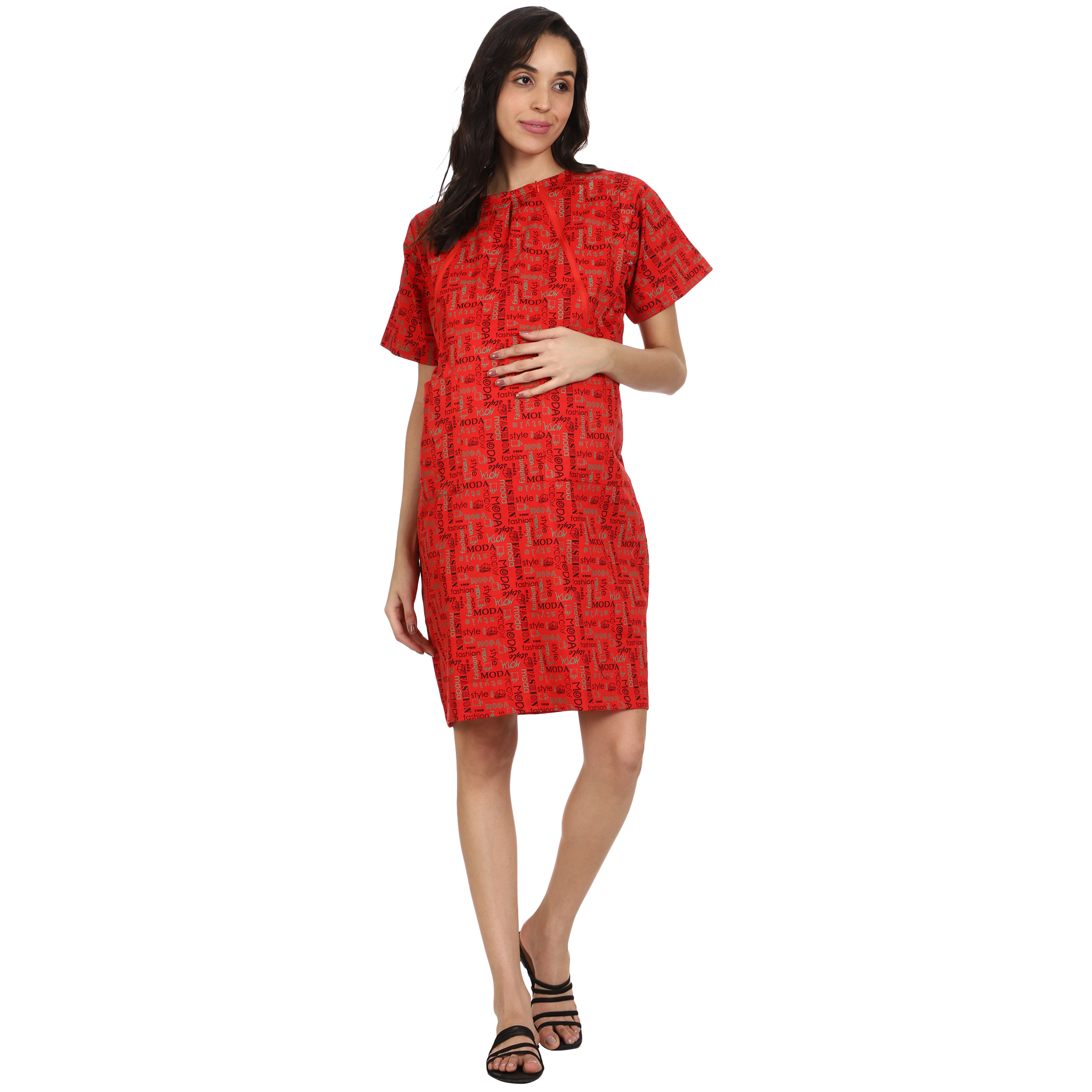 Buy maternity and feeding dress Online ₹699 from ShopClues