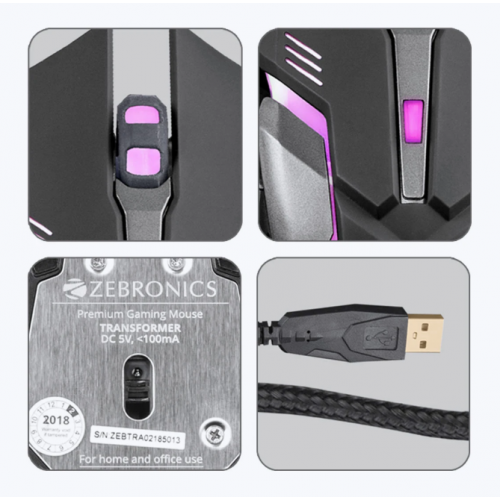 Buy Zebronics ZebTransformer GAMING Keyboard Mouse Combo Online Get