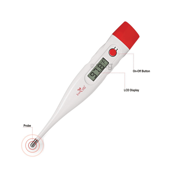 Buy EASYCARE Digital Thermometer White Blue Online ₹249 from ShopClues