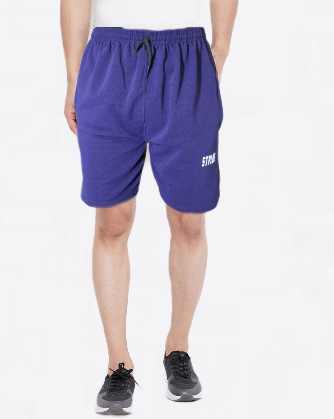 VANTAR Solid Men Blue Basic Shorts