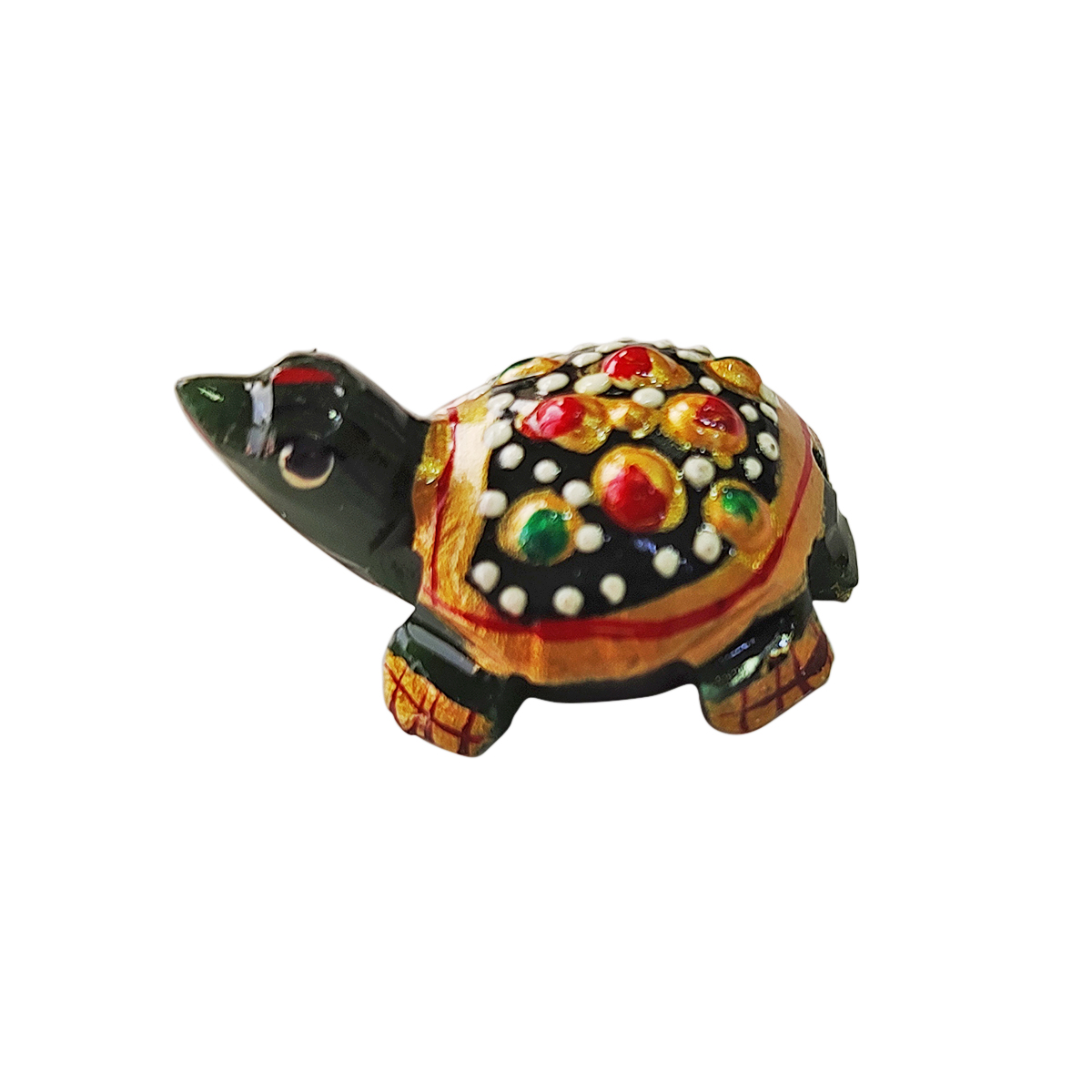 Buy Shubhanjali Green Jade Tortoise Painted Stones Tortoises for Good ...