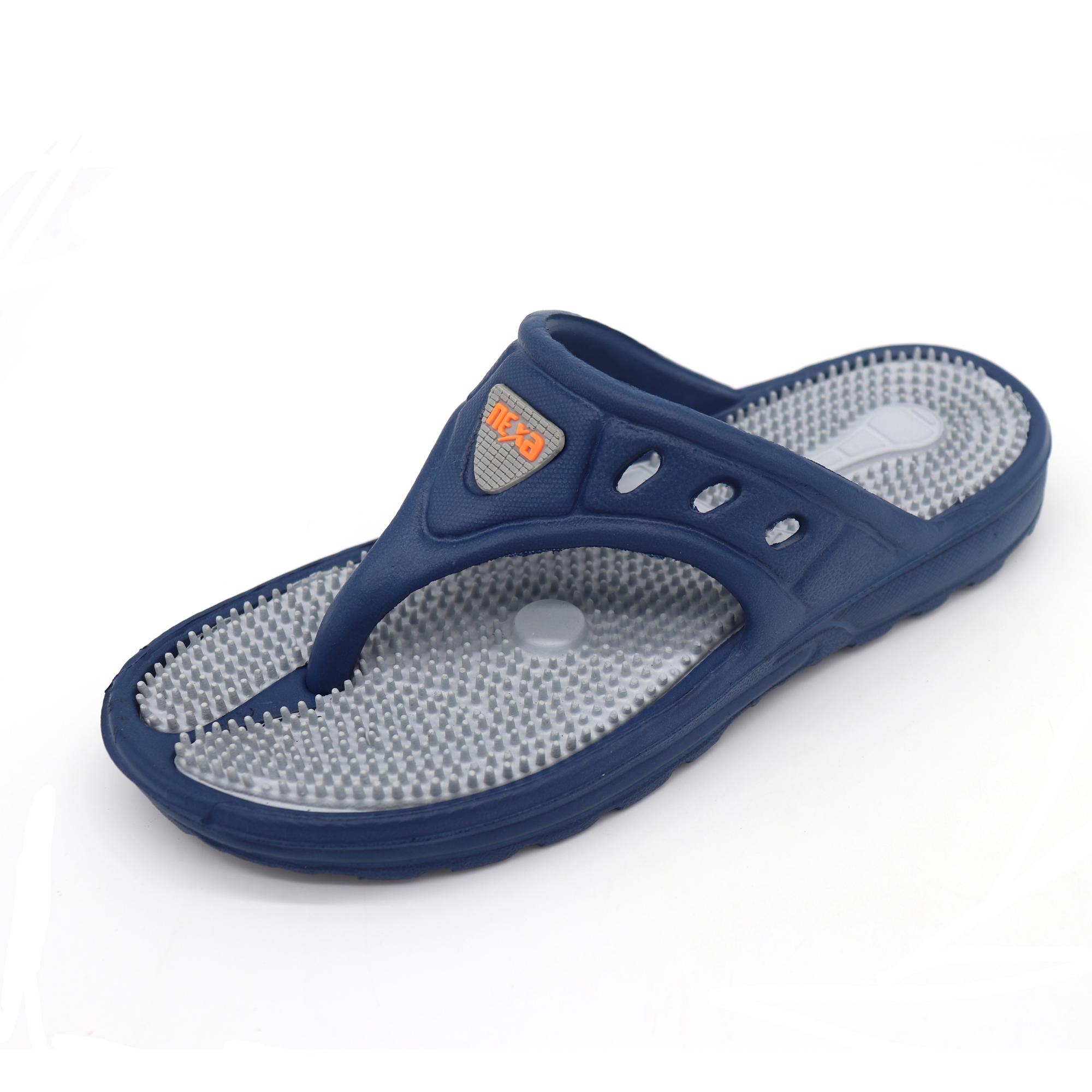 Buy Nexa Accupressure Unisex Navy Blue Slippers Flip Flops Online @ â¹252 from ShopClues