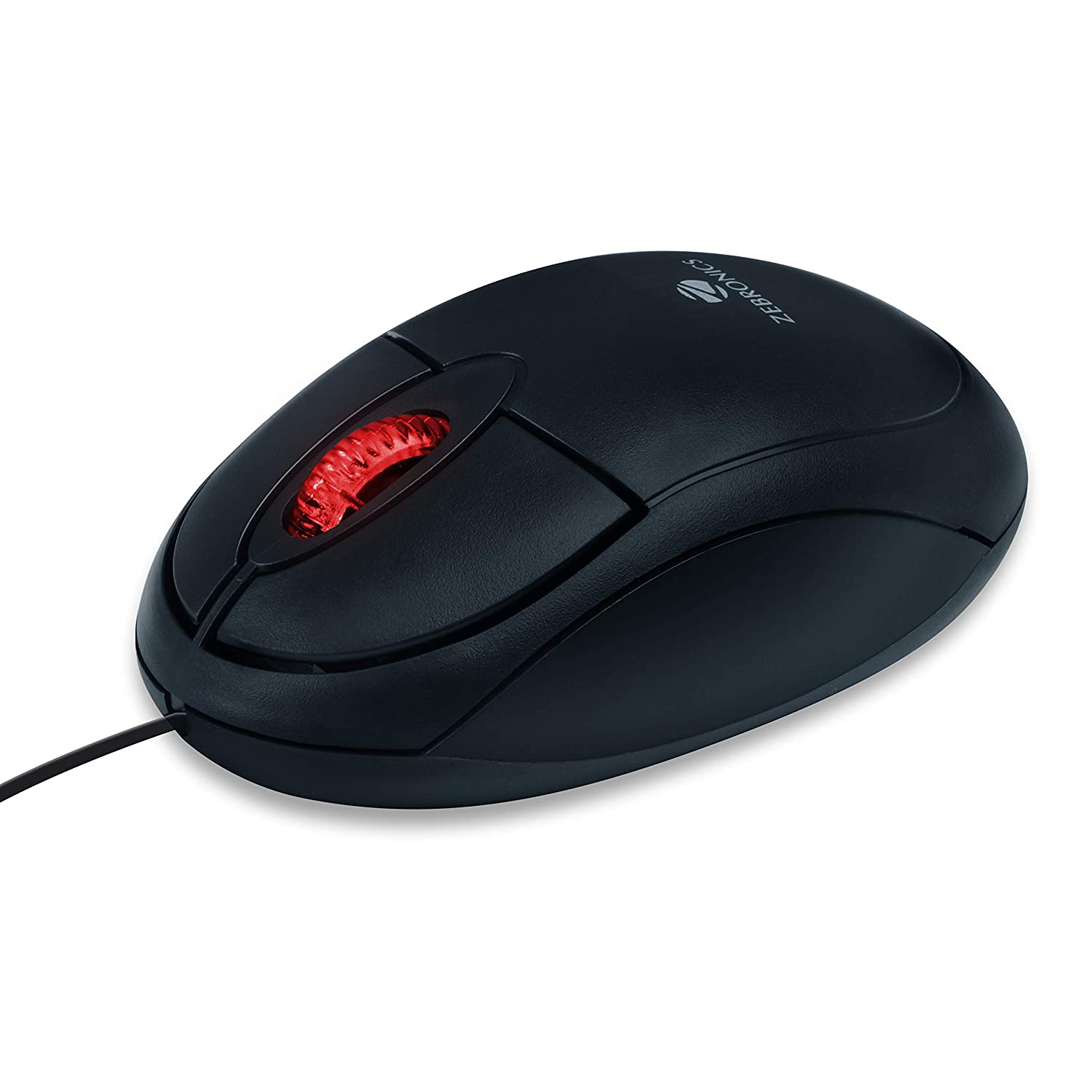 Buy Zebronics Zeb Rise Wired Usb Optical Mouse With 3 Buttons Black