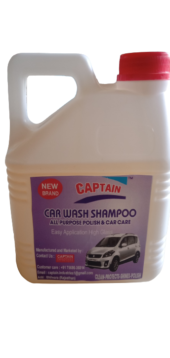 Captain High Foam Car Shampoo Car Washing Liquid Car and Bike Shampoo, Auto Specialty Shampoo for vehicals 2L
