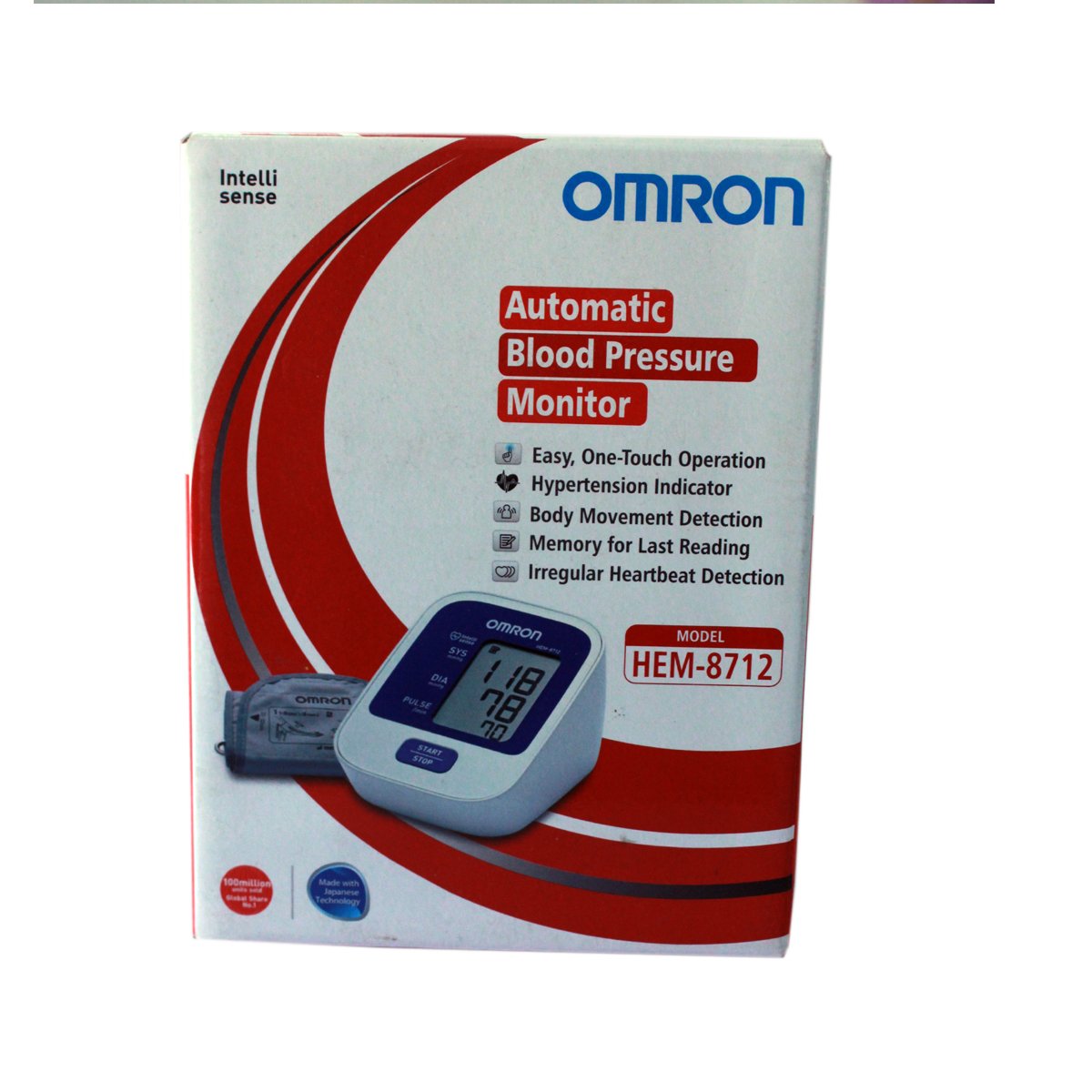 Buy Omron HEM-8712 Blood Pressure Monitor Online @ ₹2259 from ShopClues