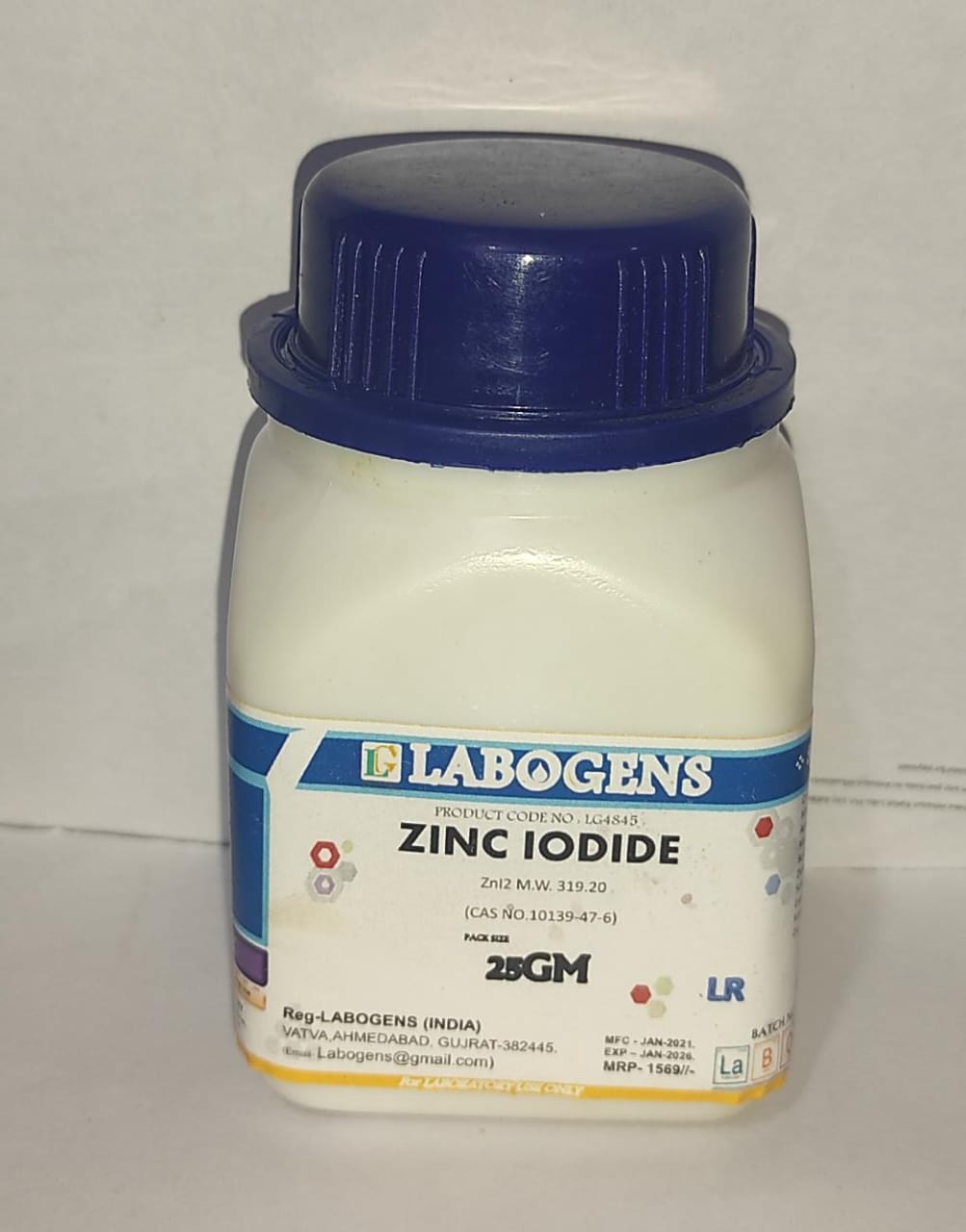Buy labogens zinc iodide 25gm Online ₹1450 from ShopClues