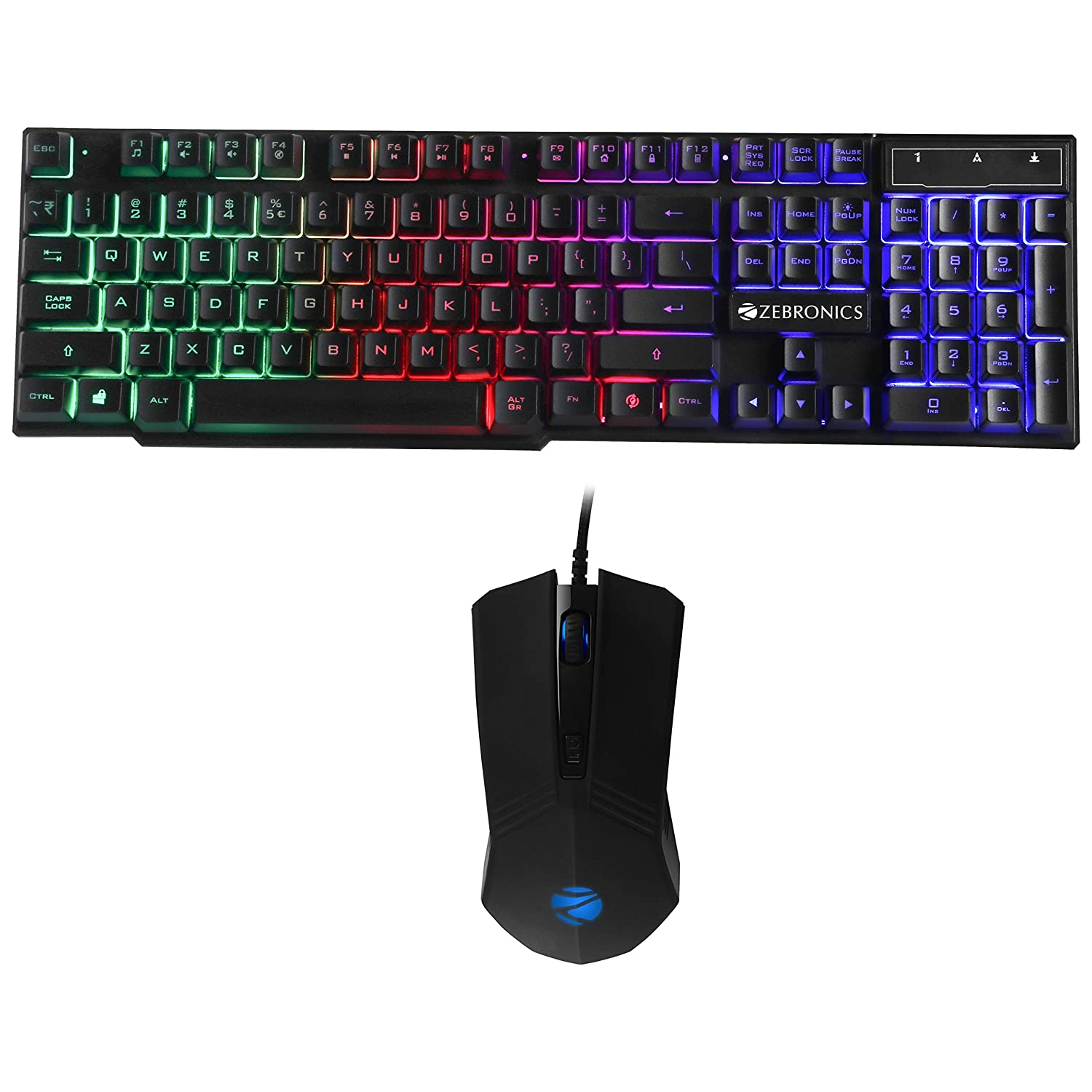 Zebronics Zeb Fighter Gaming Keyboard and Mouse Combo
