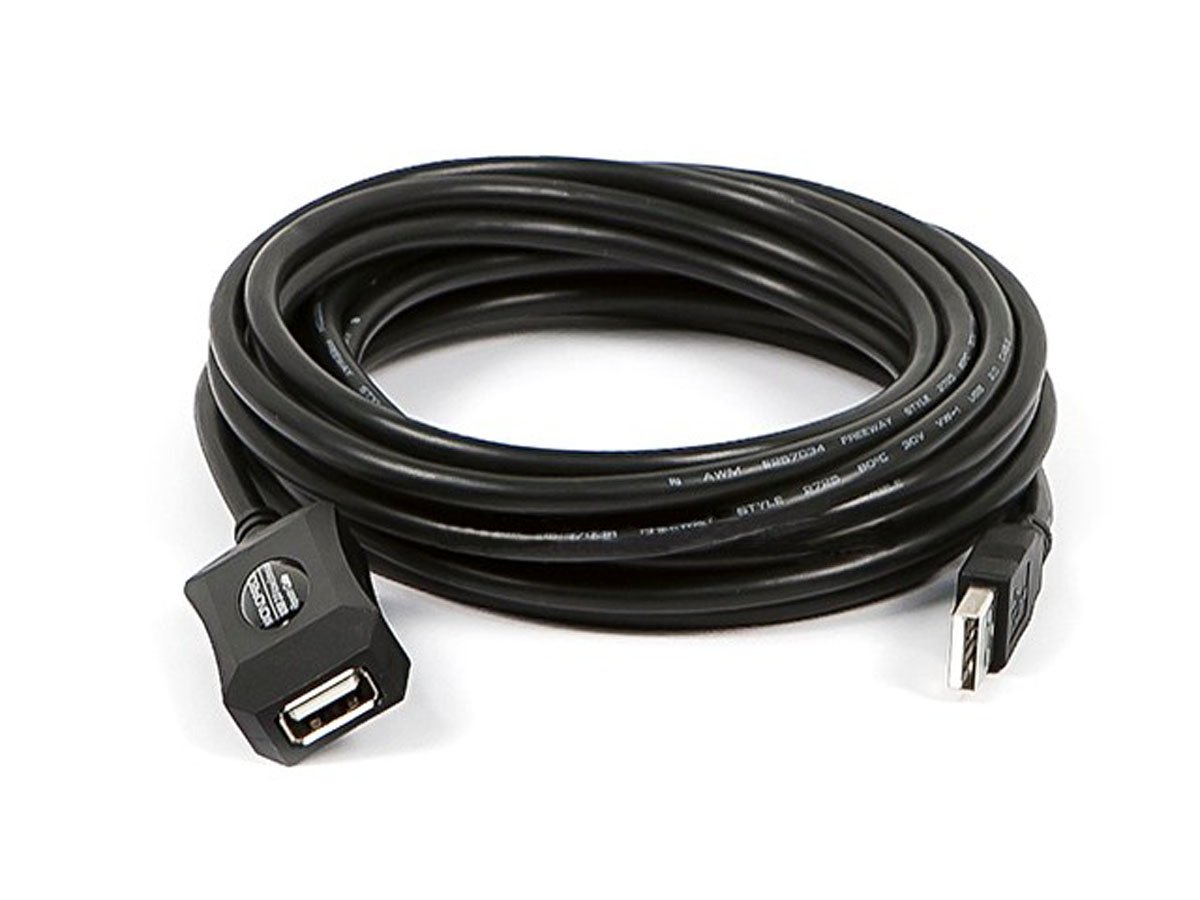 16ft 5M USB 2.0 A Male to A Female Active Extension USB Flash Drive, Card Reader, Hard Drive, Keyboard, Printer, Camera