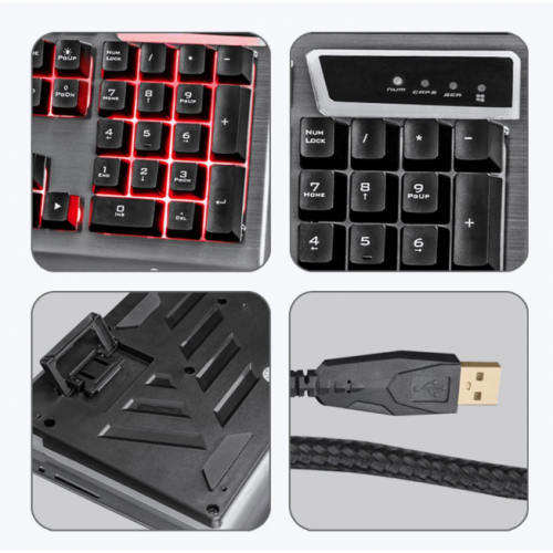 Buy Zebronics ZebTransformer GAMING Keyboard Mouse Combo Online
