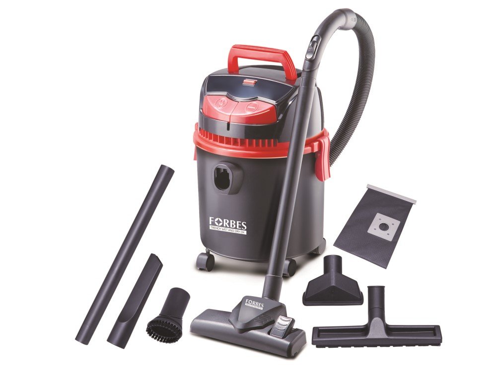Eureka Forbes Trendy Wet and Dry DX1150 Watt Powerful Suction and Blower Function Vacuum Cleaner Black and Red
