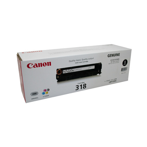 Canon 318 Black Original Laserjet Printer Toner Cartridge