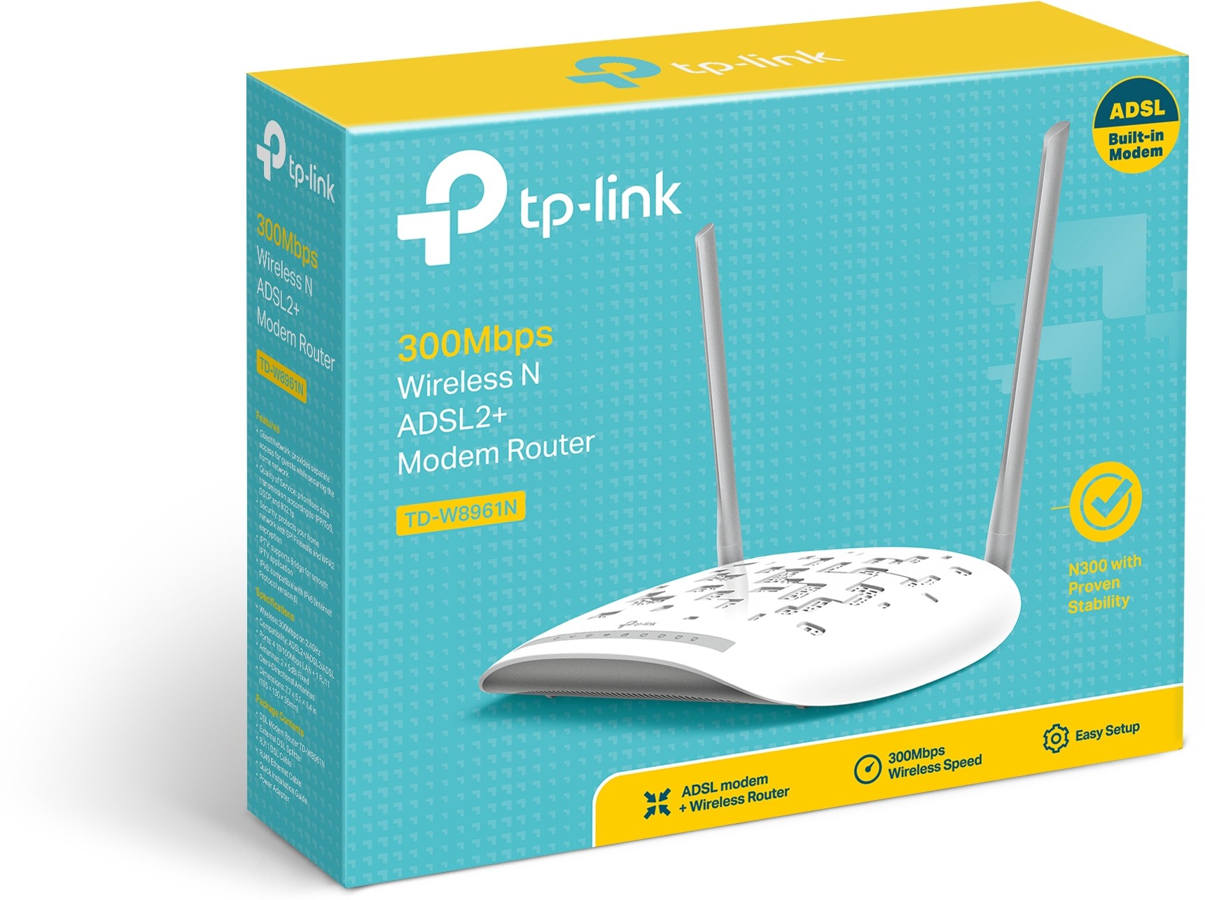 Можно ли подключить вай фай роутер tp link td w8961n без adsl провода