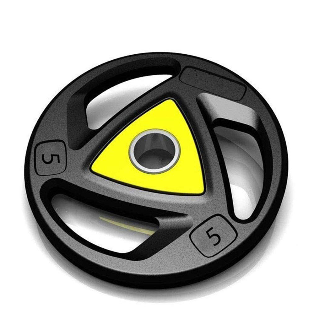 Buy Scorpion Olympic Barbell Rubber Plates 5kg Set of 2 with Holes Hand